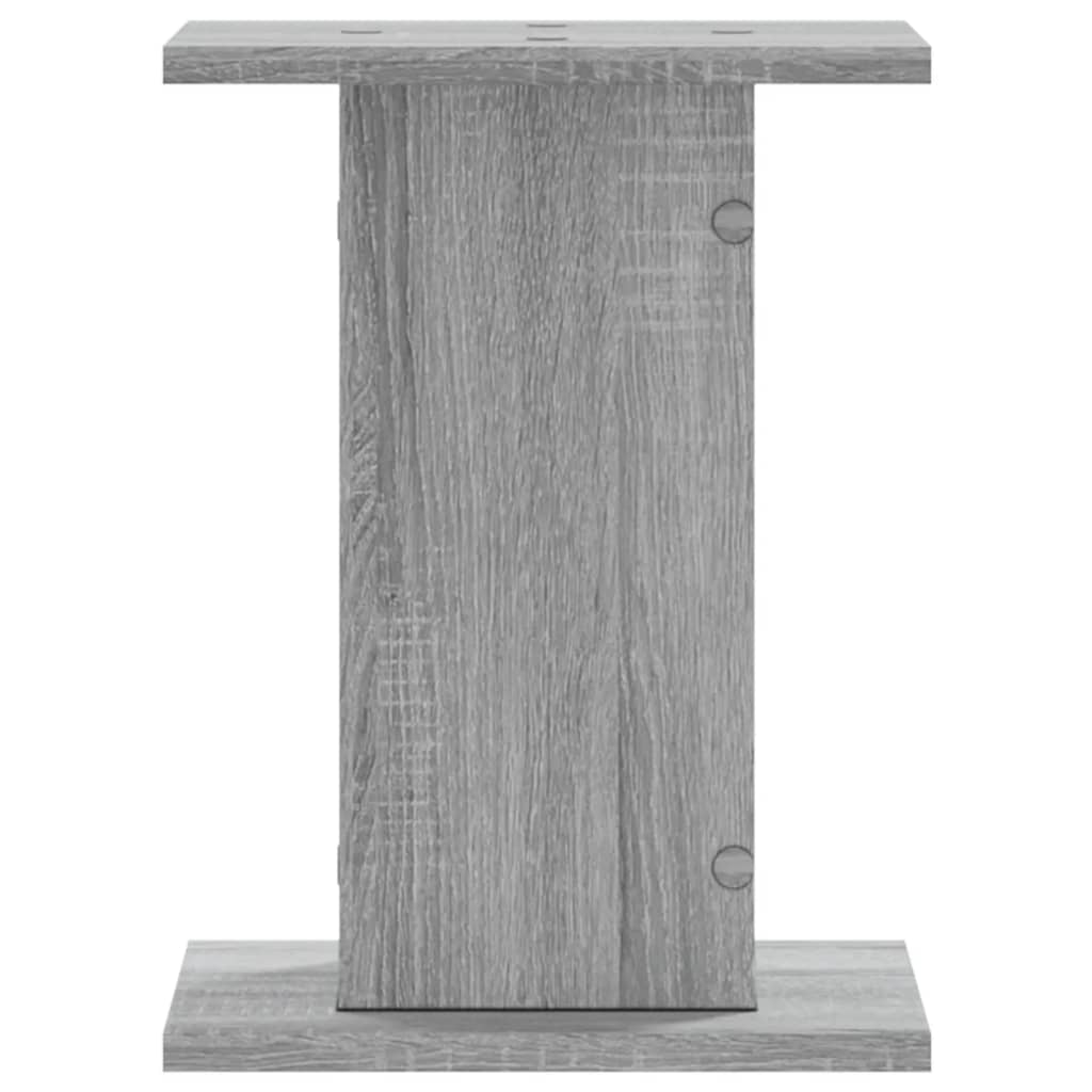 Βάσεις Φυτών 2 Τεμ. Γκρι Sonoma 30x30x40 εκ. Επεξεργασμένο Ξύλο