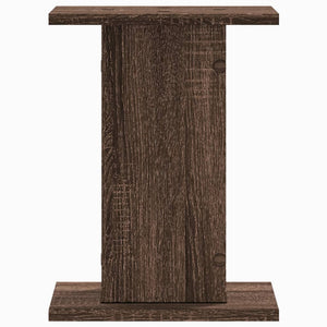 Βάσεις Φυτών 2 Τεμ. Καφέ Δρυς 30x30x40 εκ. Επεξεργασμένο Ξύλο - Pakobazaar