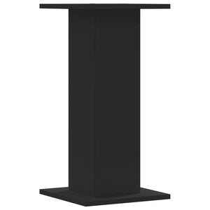 Βάσεις Φυτών 2 τεμ. Μαύρες 30x30x60 εκ. από Επεξεργασμένο Ξύλο - Pakobazaar