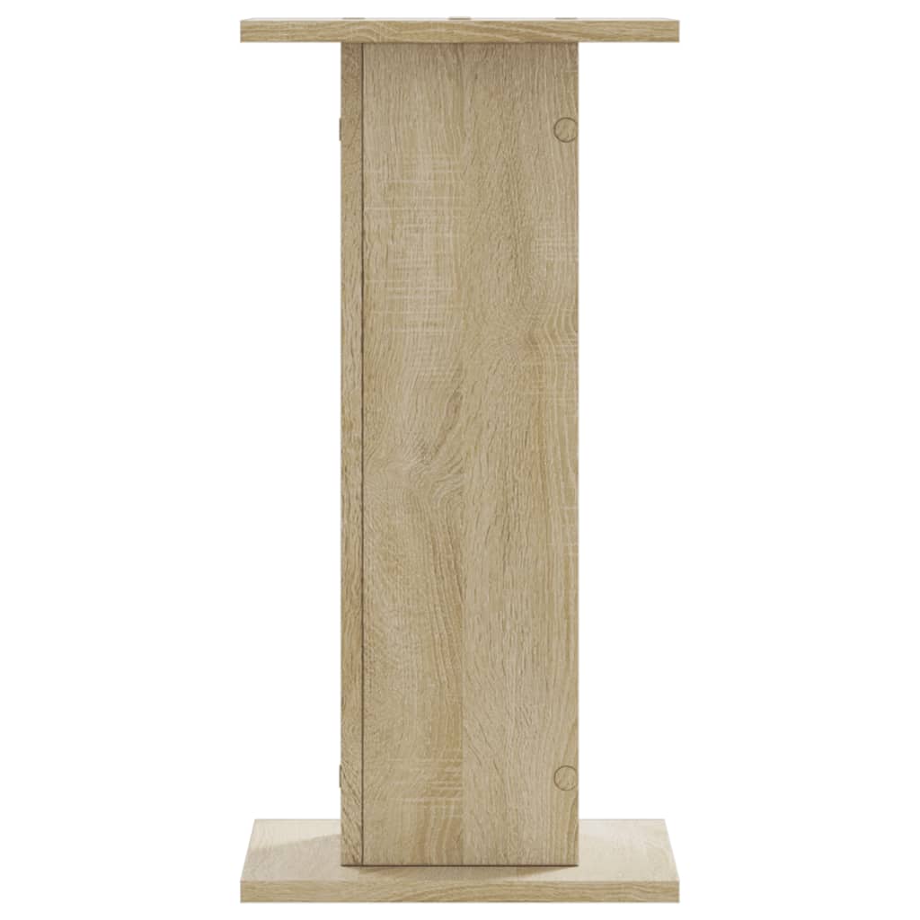Βάσεις Φυτών 2 Τεμ. Sonoma Δρυς 30x30x60 εκ. Επεξεργασμένο Ξύλο