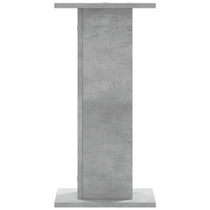 Βάσεις Φυτών 2 τεμ. Γκρι Σκυρ. 30x30x60 εκ. Επεξεργασμένο Ξύλο