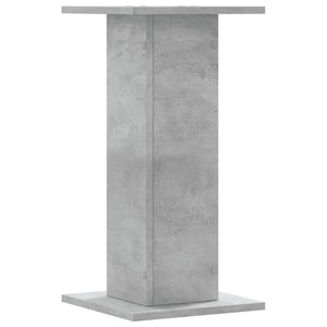 Βάσεις Φυτών 2 τεμ. Γκρι Σκυρ. 30x30x60 εκ. Επεξεργασμένο Ξύλο