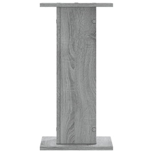 Βάσεις Φυτών 2 Τεμ. Γκρι Sonoma 30x30x60 εκ. Επεξεργασμένο Ξύλο