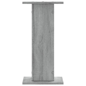 Βάσεις Φυτών 2 Τεμ. Γκρι Sonoma 30x30x60 εκ. Επεξεργασμένο Ξύλο
