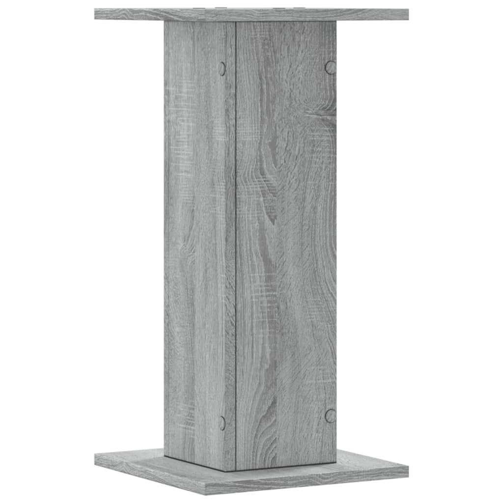 Βάσεις Φυτών 2 Τεμ. Γκρι Sonoma 30x30x60 εκ. Επεξεργασμένο Ξύλο