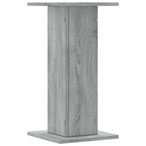 Βάσεις Φυτών 2 Τεμ. Γκρι Sonoma 30x30x60 εκ. Επεξεργασμένο Ξύλο