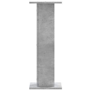 Βάσεις Φυτών 2 τεμ. Γκρι Σκυρ. 30x30x80 εκ. Επεξεργασμένο Ξύλο