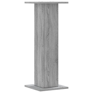 Βάσεις Φυτών 2 Τεμ. Γκρι Sonoma 30x30x80 εκ. Επεξεργασμένο Ξύλο