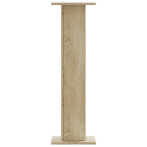 Βάσεις Φυτών 2 Τεμ. Sonoma Δρυς 30x30x95 εκ. Επεξεργασμένο Ξύλο