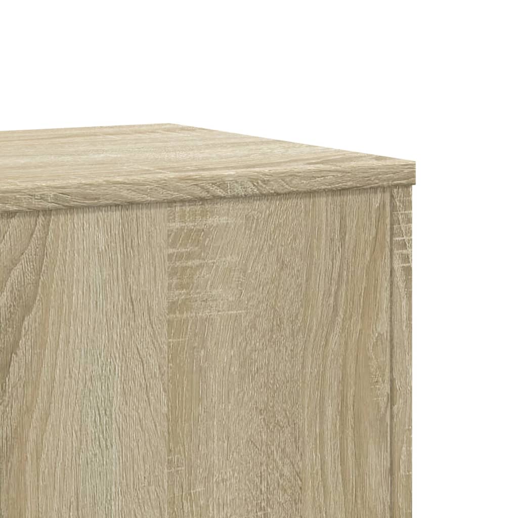 Βάσεις Φυτών 2 Τεμ. Sonoma Δρυς 33x33x100εκ. Επεξεργασμένο Ξύλο