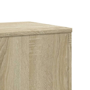 Βάσεις Φυτών 2 Τεμ. Sonoma Δρυς 33x33x100εκ. Επεξεργασμένο Ξύλο