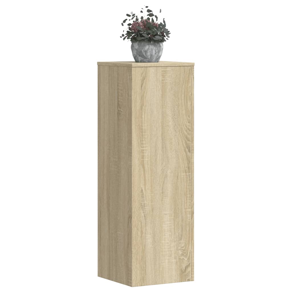 Βάσεις Φυτών 2 Τεμ. Sonoma Δρυς 33x33x100εκ. Επεξεργασμένο Ξύλο