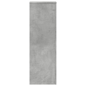 Βάσεις Φυτών 2 τεμ. Γκρι Σκυρ. 33x33x100 εκ. Επεξεργασμένο Ξύλο