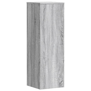Βάσεις Φυτών 2 Τεμ. Γκρι Sonoma 33x33x100εκ. Επεξεργασμένο Ξύλο