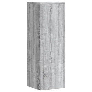 Βάσεις Φυτών 2 Τεμ. Γκρι Sonoma 33x33x100εκ. Επεξεργασμένο Ξύλο