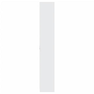 Ντουλάπι με LED Λευκό 74x32,5x200 εκ. από Επεξεργασμένο Ξύλο