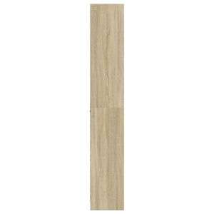 Ντουλάπι με LED Δρυς 74x32,5x200 εκ. από Επεξεργασμένο Ξύλο