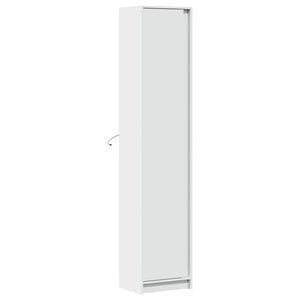Ντουλάπι με LED Λευκό 41,5x32,5x200 εκ. από Επεξεργασμένο Ξύλο