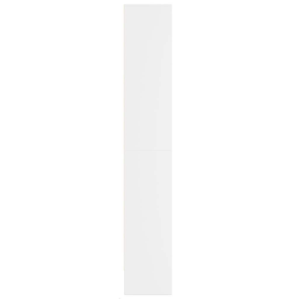 Ντουλάπι με LED Λευκό 69x32,5x200 εκ. από Επεξεργασμένο Ξύλο