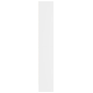 Ντουλάπι με LED Λευκό 69x32,5x200 εκ. από Επεξεργασμένο Ξύλο