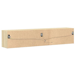 Έπιπλο Τοίχου Τηλεόρασης με LED Sonoma Δρυς 180x31x38 εκ.