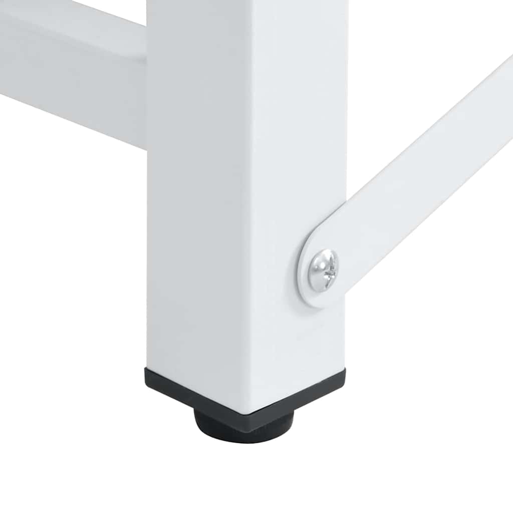 Βάση Πλυντηρίου Ρούχων με Συρόμενο Ράφι Λευκή - Pakobazaar