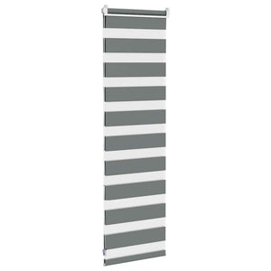 Zebra Blind Σκούρο γκρι 40x100 cm Πλάτος υφάσματος 35,9 cm