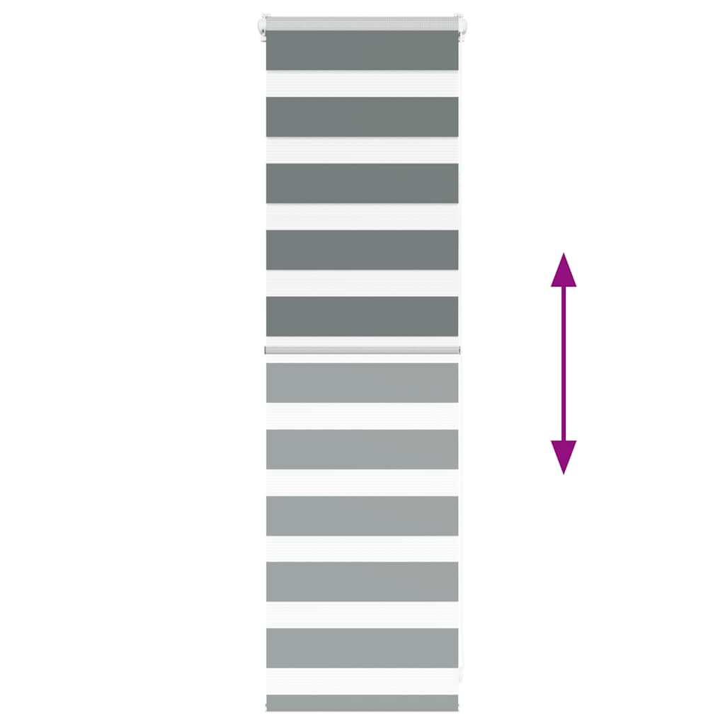 Ζέβρα τυφλή Σκούρο Γκρι Πλάτος υφάσματος 45,9 εκ. Πολυεστέρας - Pakobazaar