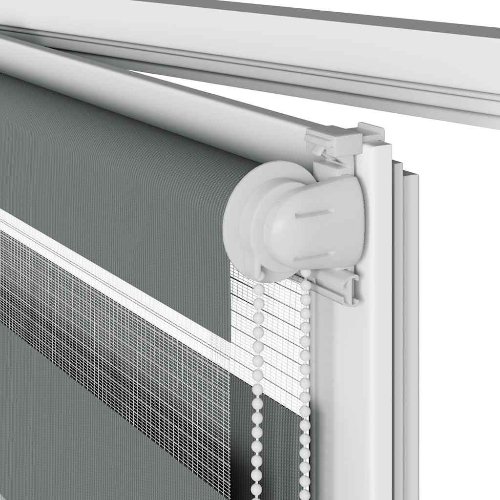 Ζέβρα τυφλή Σκούρο Γκρι Πλάτος υφάσματος 60,9 εκ. Πολυεστέρας - Pakobazaar