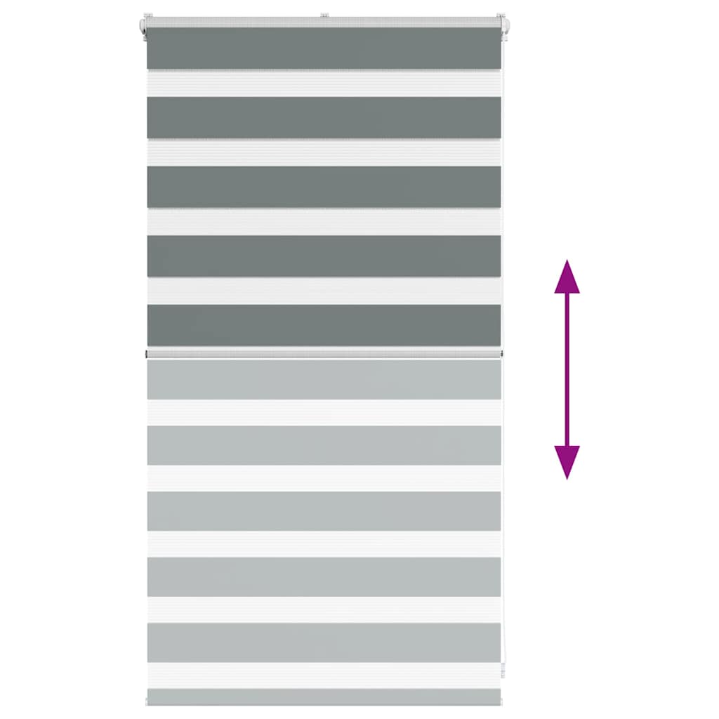 Ζέβρα τυφλή Σκούρο Γκρι Πλάτος υφάσματος 70,9 εκ. Πολυεστέρας - Pakobazaar