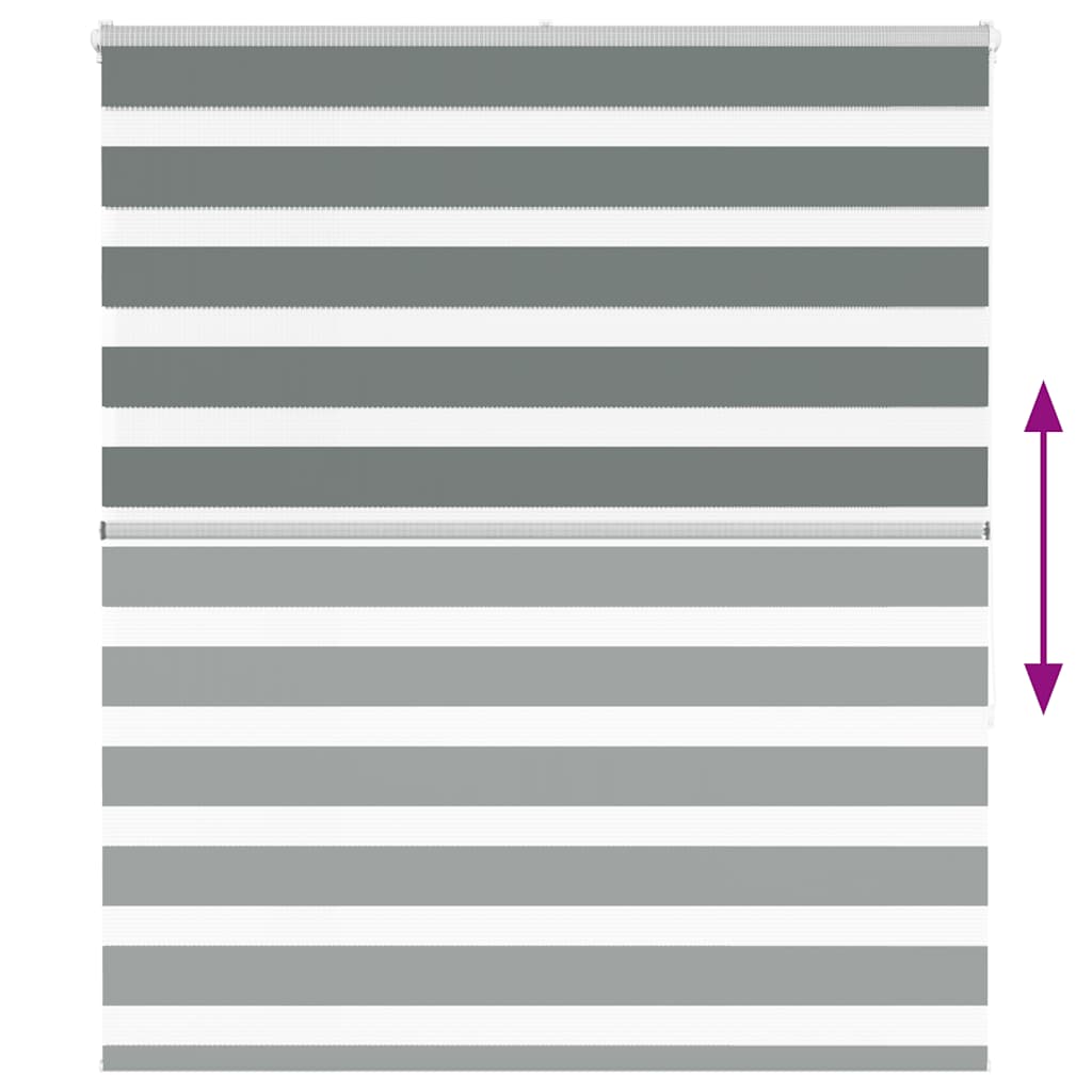 Ζέβρα τυφλή Σκούρο Γκρι Πλάτος υφάσματος 115,9 εκ. Πολυεστέρας - Pakobazaar