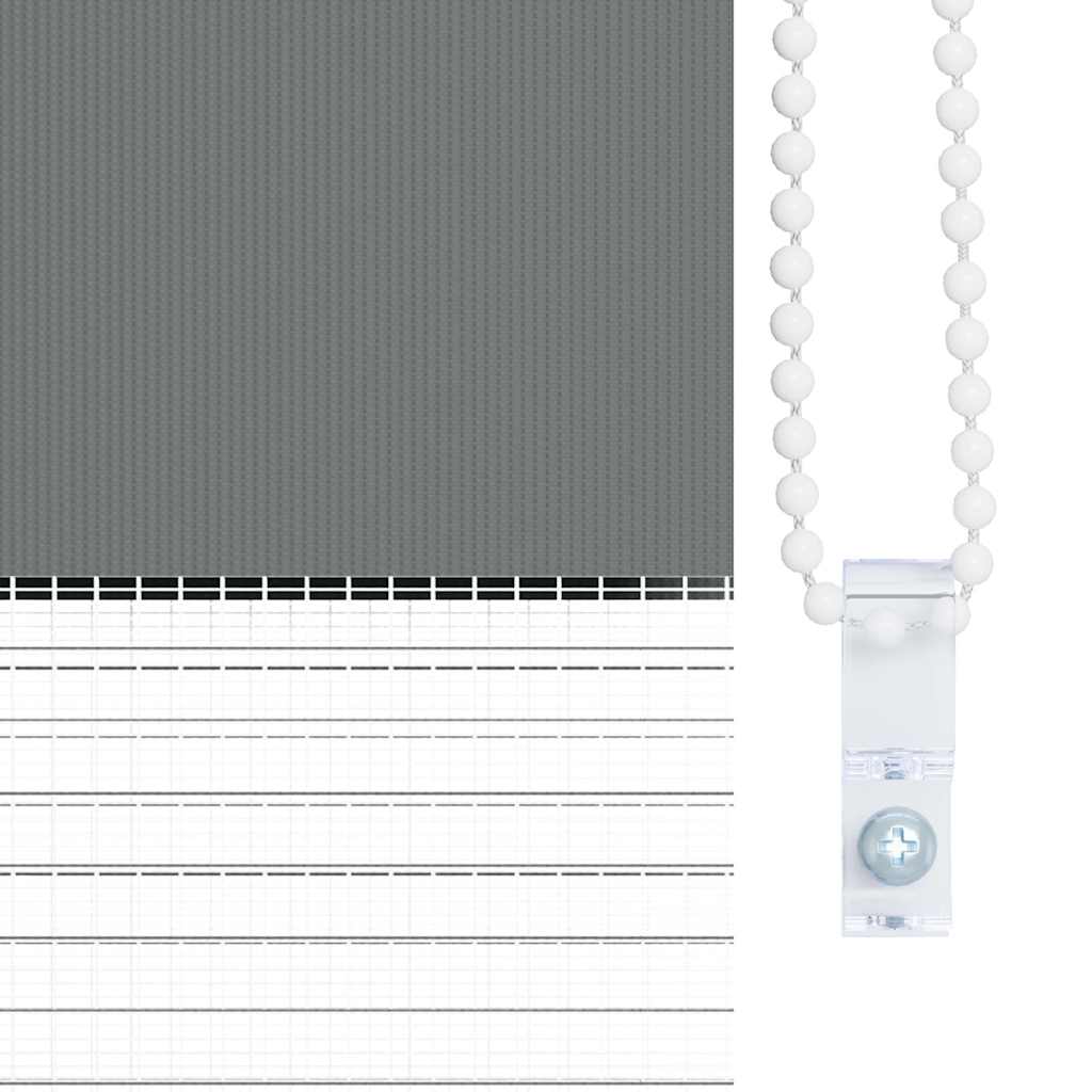 Ζέβρα τυφλή Σκούρο Γκρι Πλάτος υφάσματος 145,9 εκ. Πολυεστέρας - Pakobazaar