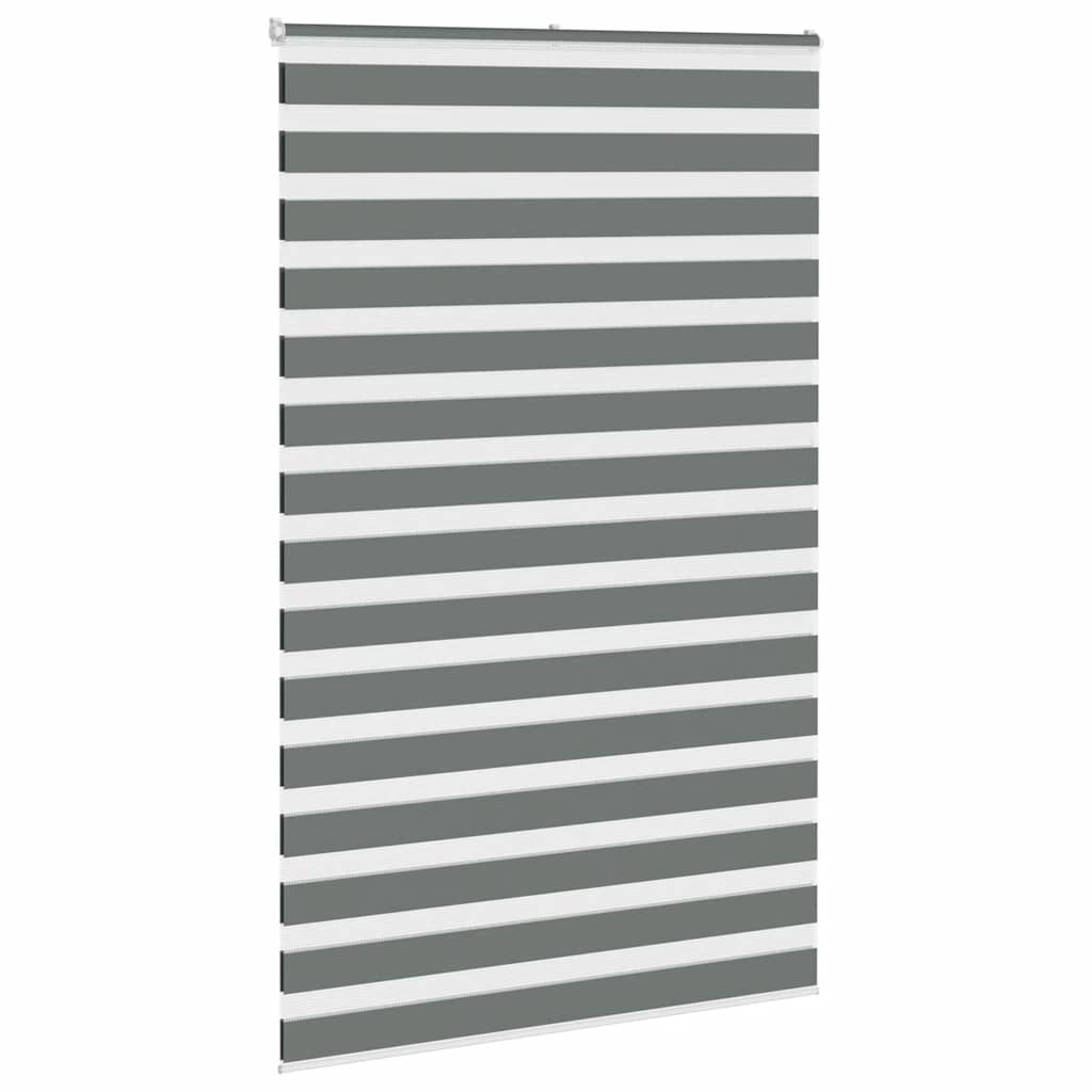 Στόρι Ζέβρα Σκούρο Γκρι 150x230 εκ. Πλάτος Υφάσματος 145,9 εκ. Πολυεστέρας - Pakobazaar