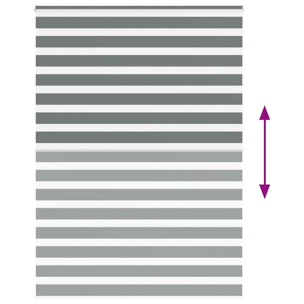 Ζέβρα τυφλή Σκούρο Γκρι Πλάτος υφάσματος 155,9 εκ. Πολυεστέρας - Pakobazaar