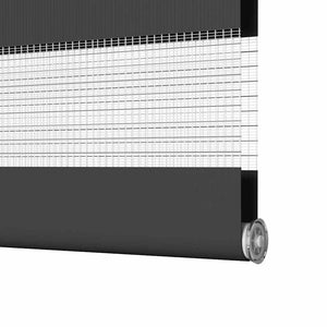 Ζέβρα τυφλή Μαύρο Πλάτος υφάσματος 115,9 εκ. Πολυεστέρας