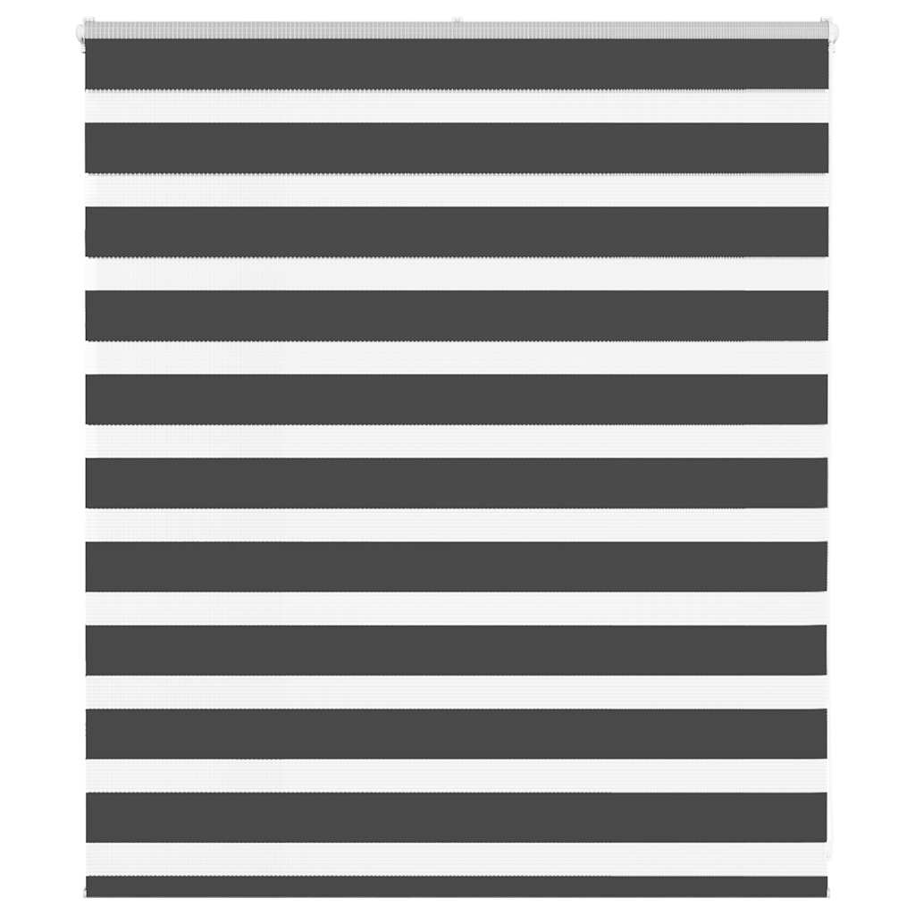 Ζέβρα τυφλή Μαύρο Πλάτος υφάσματος 125,9 εκ. Πολυεστέρας