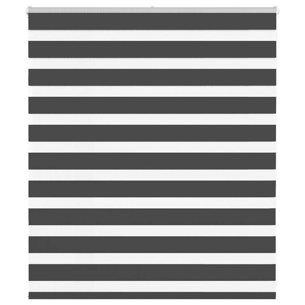 Ζέβρα τυφλή Μαύρο Πλάτος υφάσματος 130,9 εκ. Πολυεστέρας