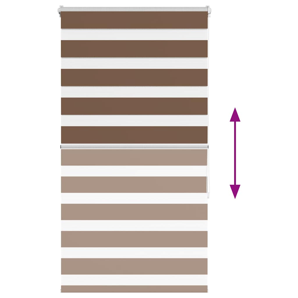 Ζέβρα τυφλή Καφέ Πλάτος υφάσματος 80,9 εκ. Πολυεστέρας