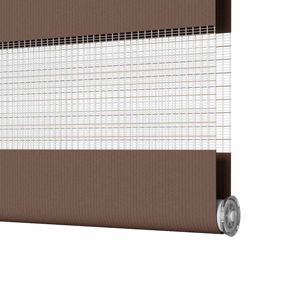 Στόρι Ζέβρας Καφέ 165x150 εκ. Πλάτος Υφάσματος 160,9 εκ. Πολυεστέρας - Pakobazaar