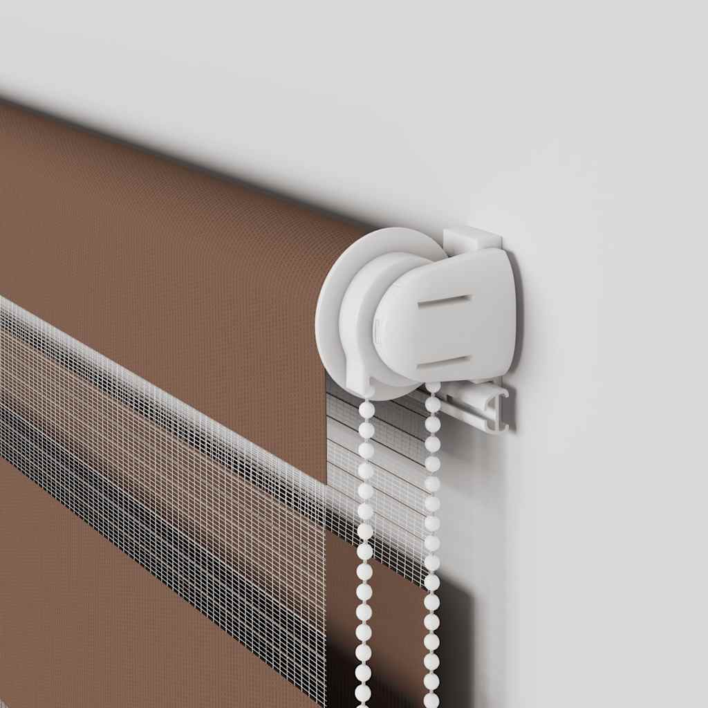 Ζέβρα τυφλή Καφέ Πλάτος υφάσματος 155,9 εκ. Πολυεστέρας