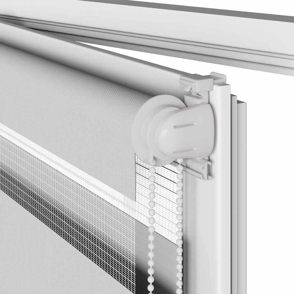 Ζέβρα τυφλή Ανοιχτό Γκρι Πλάτος υφάσματος 45,9 εκ. Πολυεστέρας