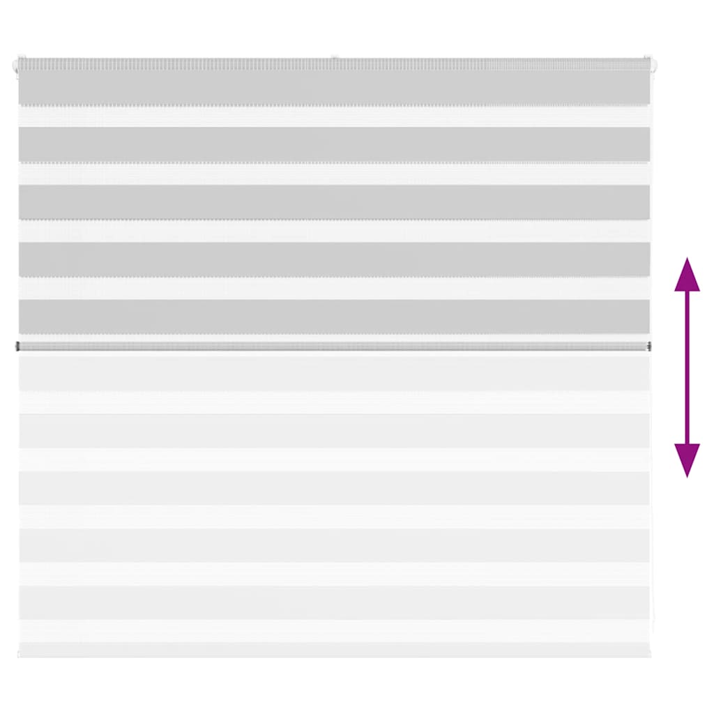 Ζέβρα τυφλή Ανοιχτό Γκρι Πλάτος υφάσματος 160,9 εκ. Πολυεστέρας