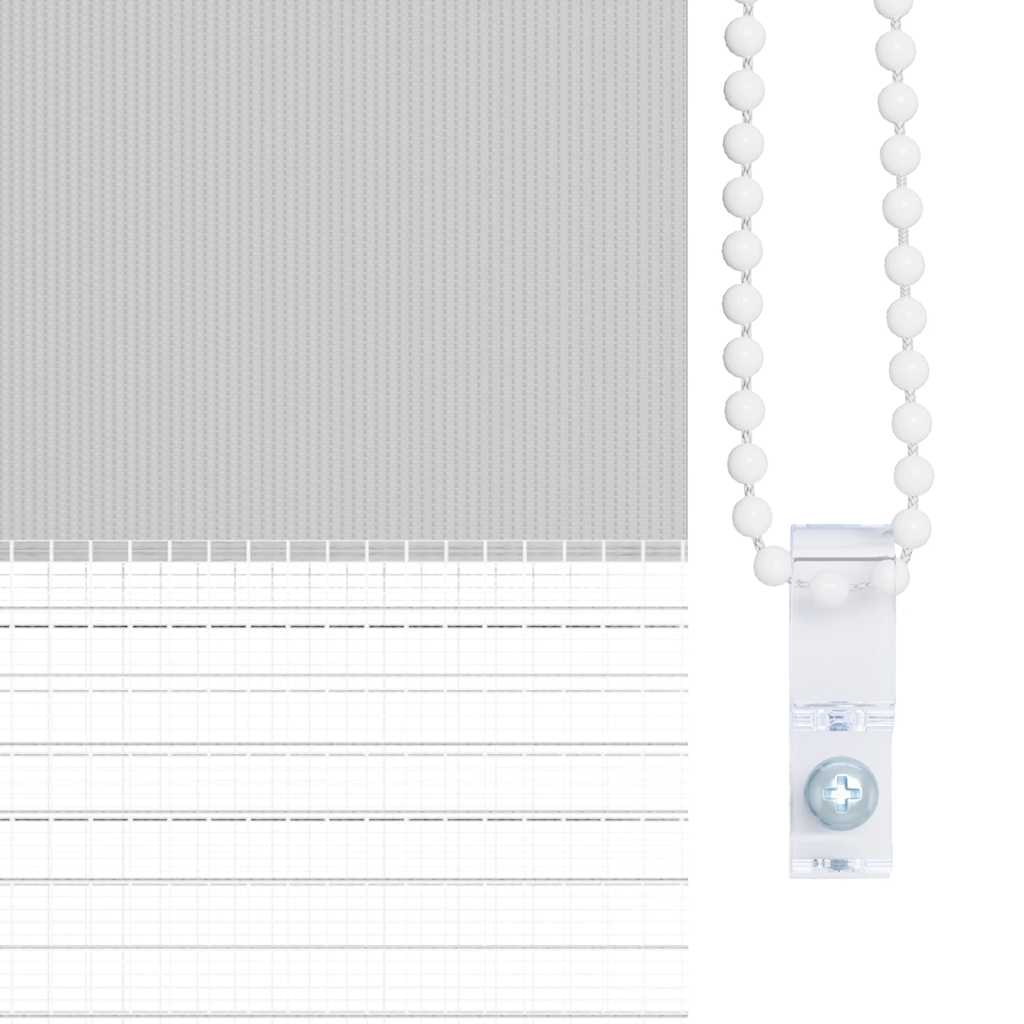 Ζέβρα τυφλή Ανοιχτό Γκρι Πλάτος υφάσματος 110,9 εκ. Πολυεστέρας - Pakobazaar