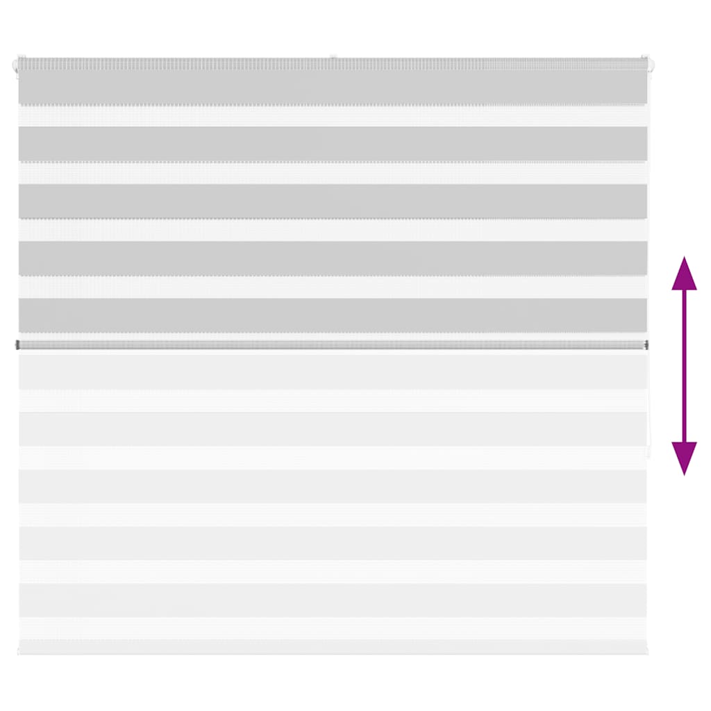Ζέβρα τυφλή Ανοιχτό Γκρι Πλάτος υφάσματος 155,9 εκ. Πολυεστέρας