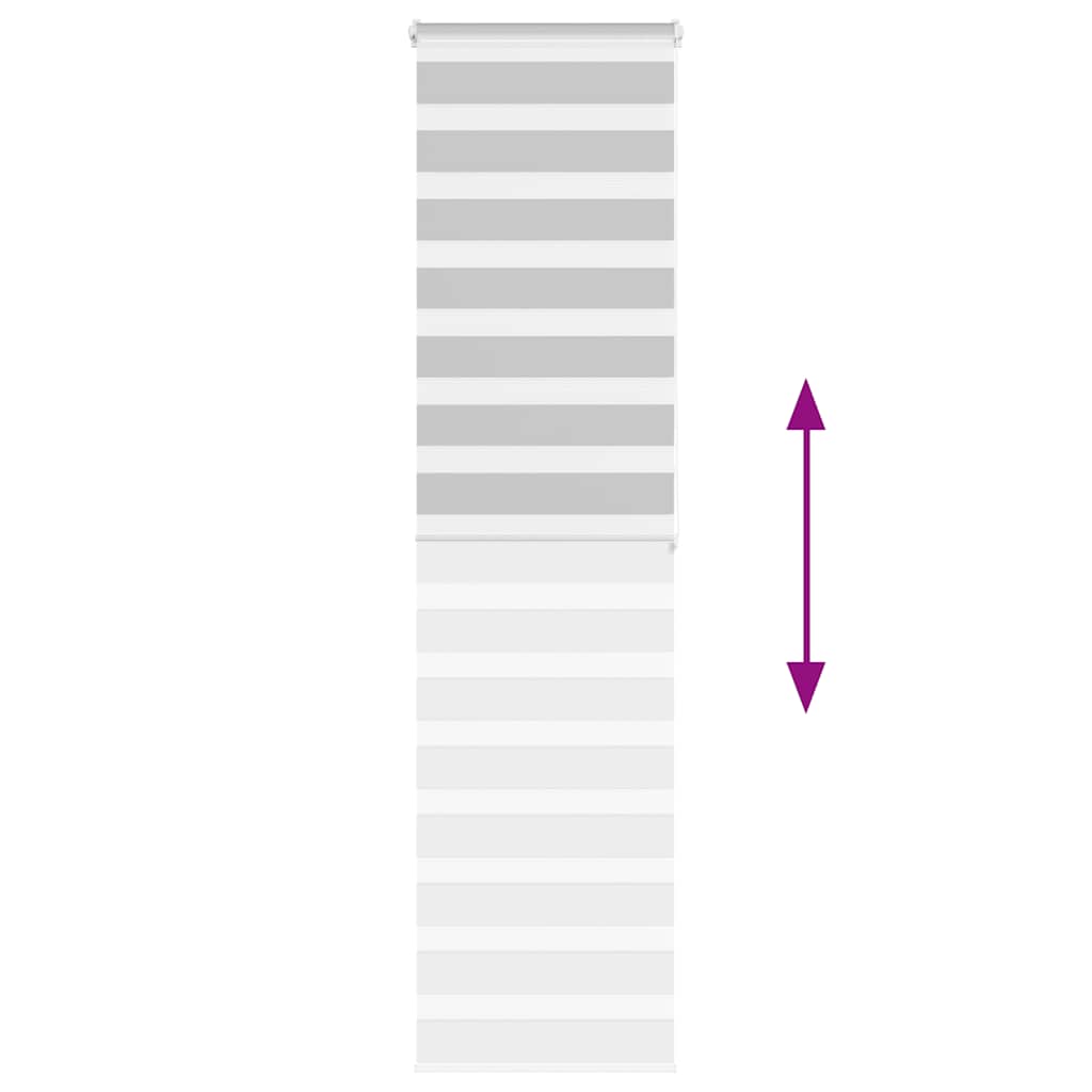 Ζέβρα τυφλή Ανοιχτό Γκρι Πλάτος υφάσματος 60,9 εκ. Πολυεστέρας