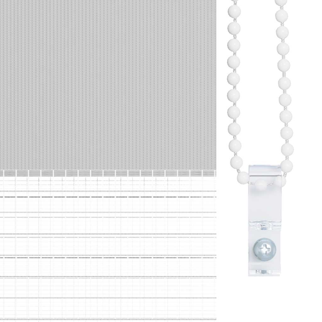 Ζέβρα τυφλή Ανοιχτό Γκρι Πλάτος υφάσματος 85,9 εκ. Πολυεστέρας - Pakobazaar