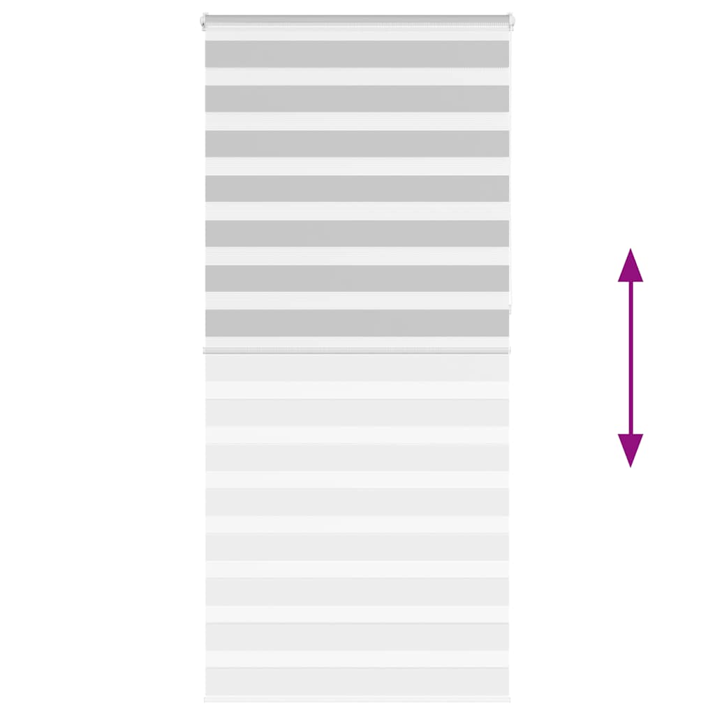 Ζέβρα τυφλή Ανοιχτό Γκρι Πλάτος υφάσματος 100,9 εκ. Πολυεστέρας