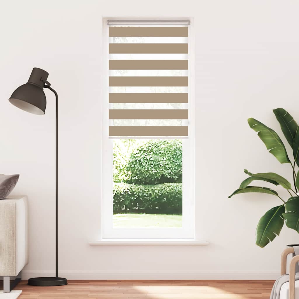 Στόρι Ζέβρας Καφέ 75x200 εκ. Πλάτος Υφάσματος 70,9 εκ. Πολυεστέρας - Pakobazaar