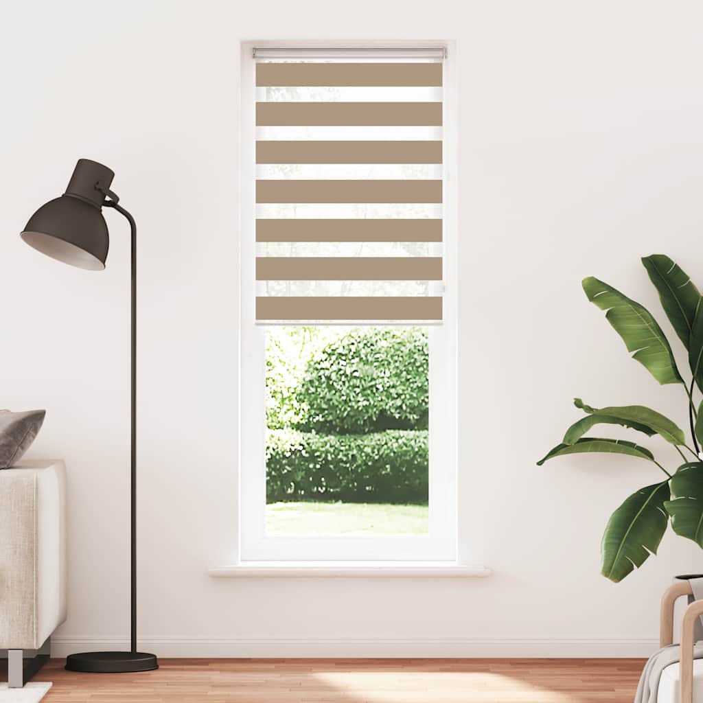 Στόρι Ζέβρας Καφέ Άμμου 90x200 εκ. Πλάτος Υφάσματος 85,9 εκ. Πολυεστέρας - Pakobazaar