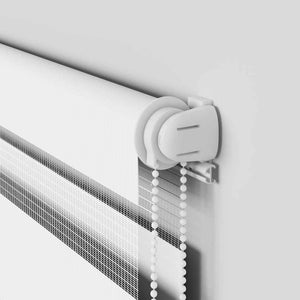 Ζέβρα τυφλή Λευκό Πλάτος υφάσματος 55,9 εκ. Πολυεστέρας - Pakobazaar